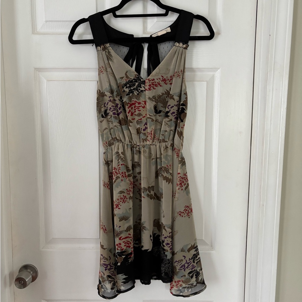Floral Print Sleeveless Dress